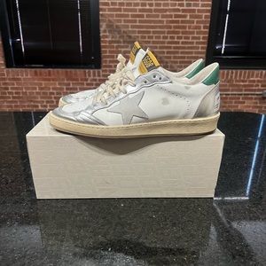 Golden Goose Ball Star ‘White Silver Green’